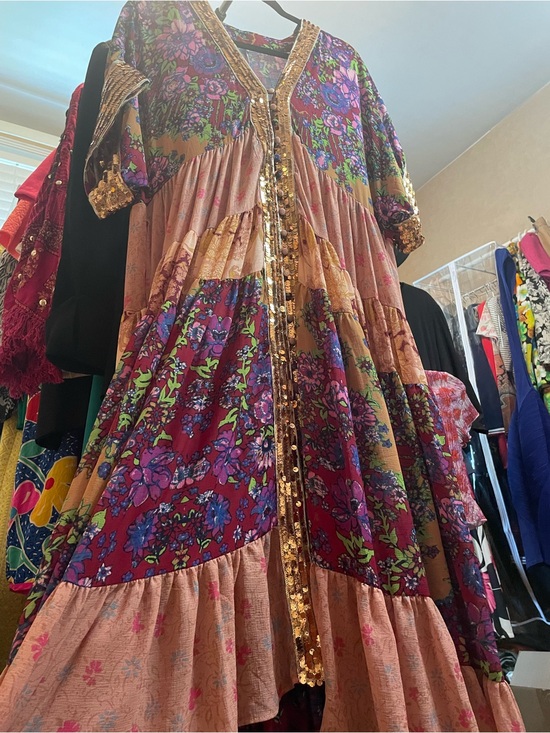 Free People Dresses & Skirts - Free People One Fine Day Maxi Duster Kimono dress